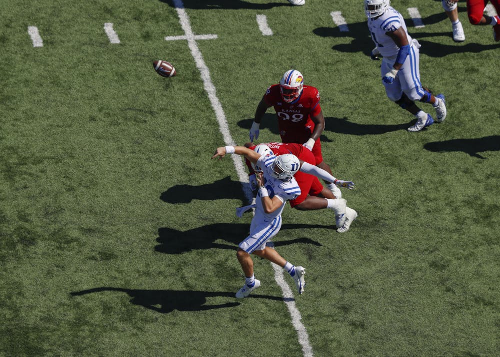 Sophomore quarterback Riley Leonard threw for 324 yards while avoiding any interceptions.