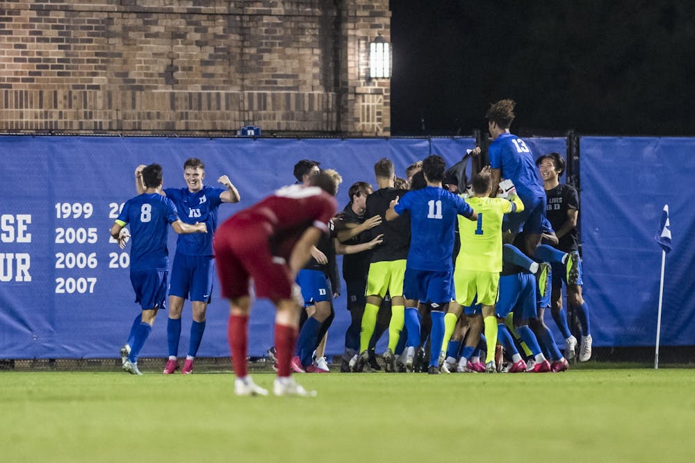 Nick Pariano's last-minute goal was a bright spot in Duke athletics this week.