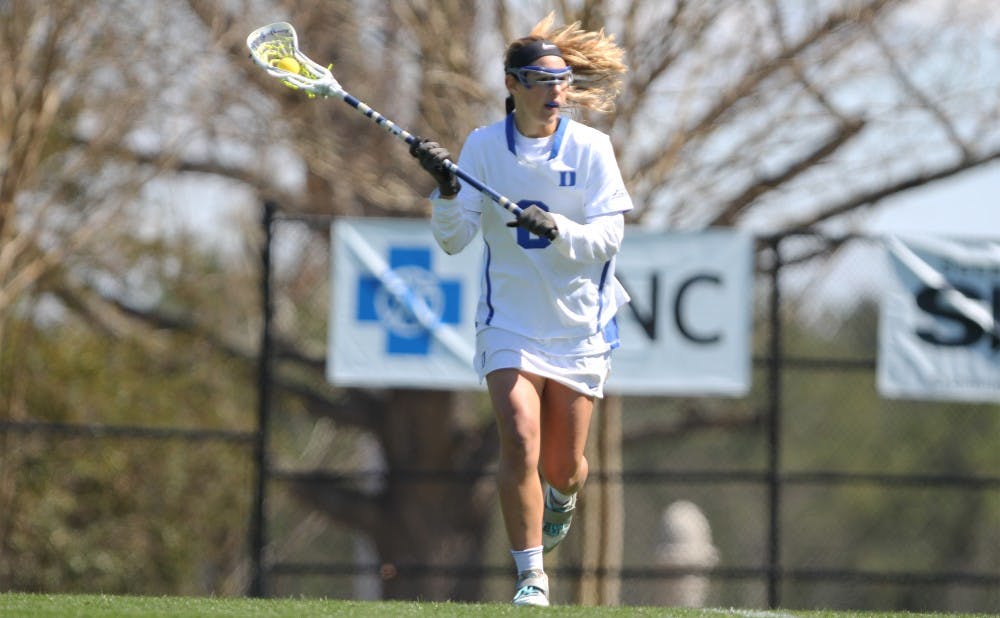 A Brigid Smith hat trick lifted the Blue Devils past Syracuse Saturday afternoon.