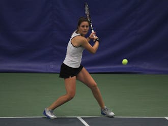 Ester Goldfeld leads the Blue Devils into a crucial match against undefeated North Carolina as they look to climb up the ACC standings with just three matches left in the regular season.