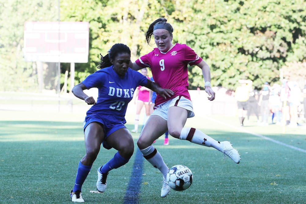 <p>Duke's defense has been one of the best in the country, having not allowed a goal for 411-plus minutes dating back to Sept. 27.</p>