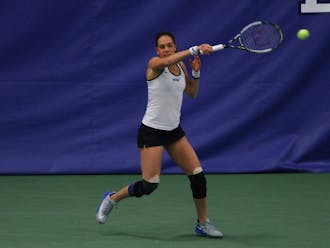 Junior Beatrice Capra finished off a strong weekend with a 6-1, 6-0 win against Louisville's Jessie Lynn Paul.