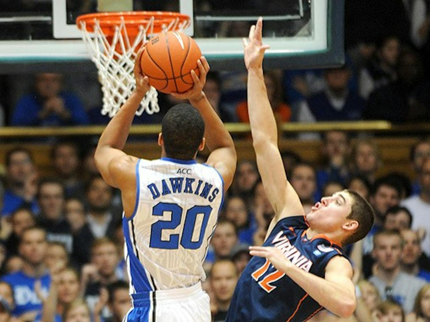 Andre Dawkins spurred Duke’s second period effort with three 3-pointers and 12 total points after the half.