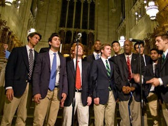 The men's a cappella group the Pitchforks, pictured in 2011, recently brought in a new class of singers.