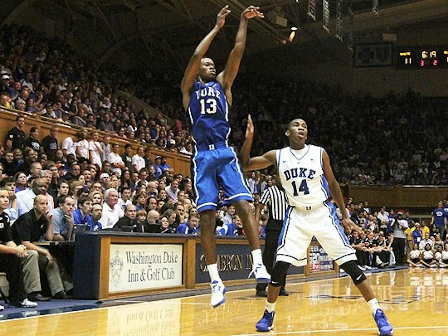 During his redshirt season, Mississippi State-transfer Rodney Hood’s lone game action came in Duke’s Countdown to Craziness.