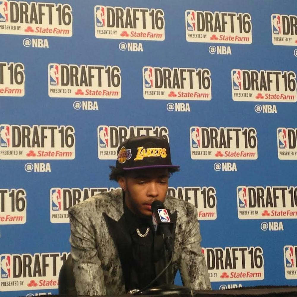 <p>Brandon Ingram will join a young Los Angeles Laker core featuring guards D'Angelo Russell and Jordan Clarkson and forward Julius Randle.&nbsp;</p>