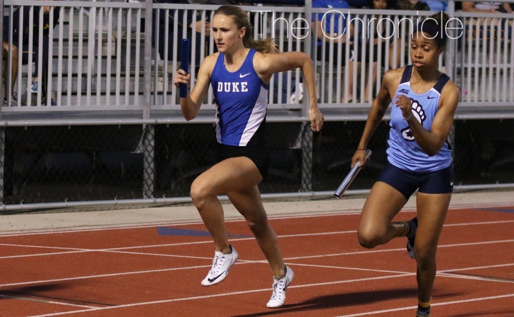 <p>The Blue Devil women's sprinters and sprint relay teams will look to hold their own against tougher competition on the West Coast.&nbsp;</p>