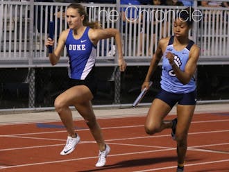 The Blue Devil women's sprinters and sprint relay teams will look to hold their own against tougher competition on the West Coast.&nbsp;