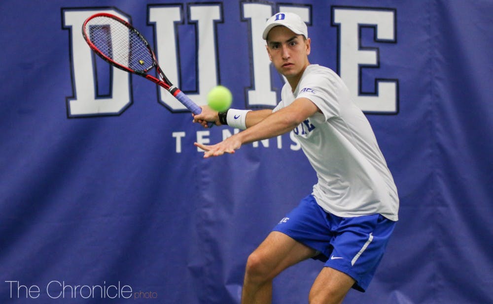 Nicolas Alvarez returned from a two-week absence to dominate in singles and doubles.