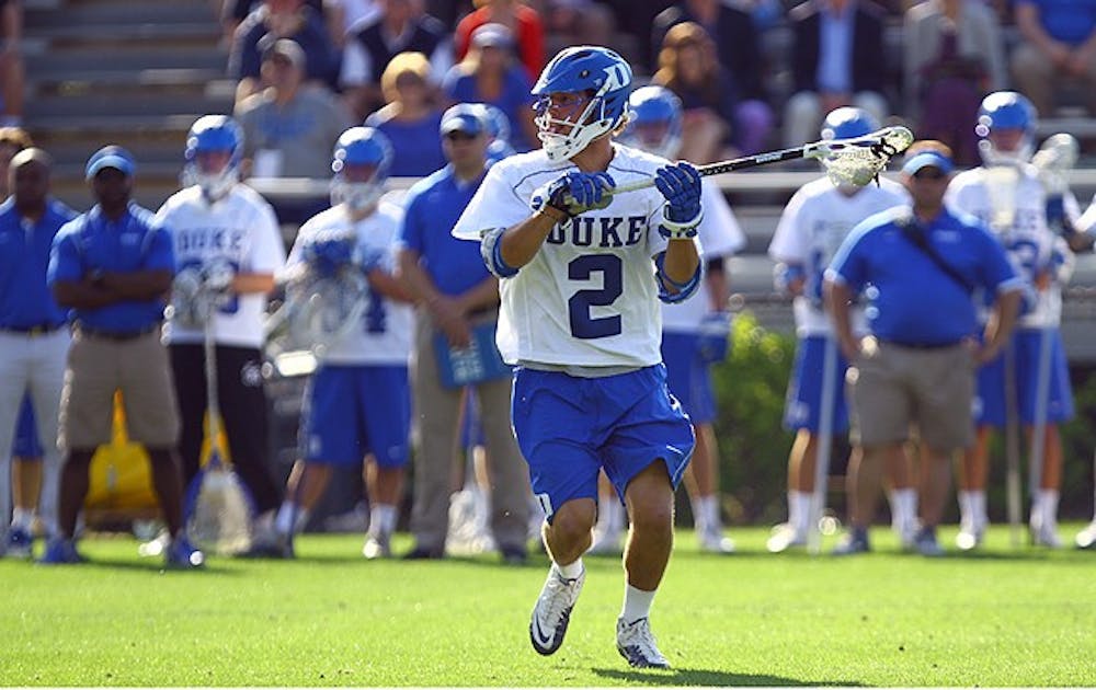 David Lawson scored a career-high five goals to lead Duke past Notre Dame.