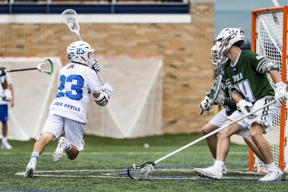 Graduate transfer Michael Sowers notched one goal in the first half against Maryland.