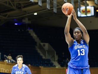 Uchenna Nwoke, the tallest player on Duke's roster, will miss the next month of action.