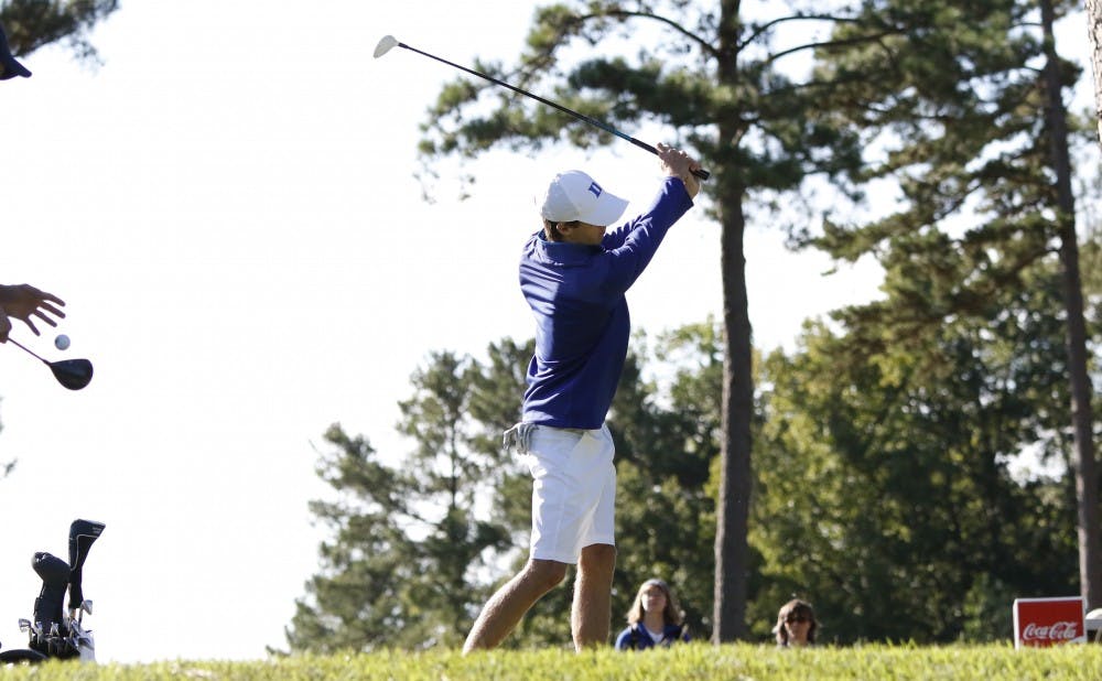 <p>Duke overcame a slow first round with a 10-under-par second round, finishing fifth in its second tournament of the fall.</p>