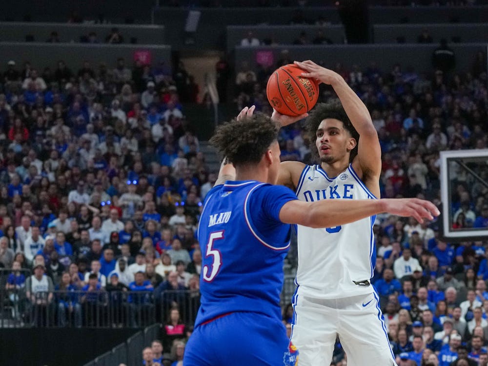 It was a big night for Duke guard Tyrese Proctor, who led the Blue Devils in scoring. 