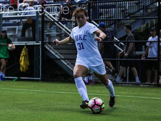 Senior co-captain Christina Gibbons found freshman Ella Stevens with a cross sent from the left sideline to put Duke ahead in the 32nd minute.