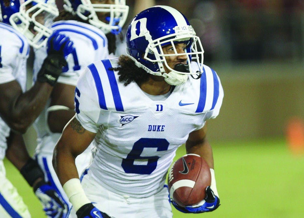 Junior cornerback Ross Cockrell leads the ACC with four interceptions and is second on Duke with 34 tackles.