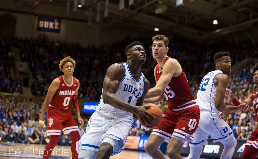 <p>Zion Williamson continued his dominance Tuesday.</p>