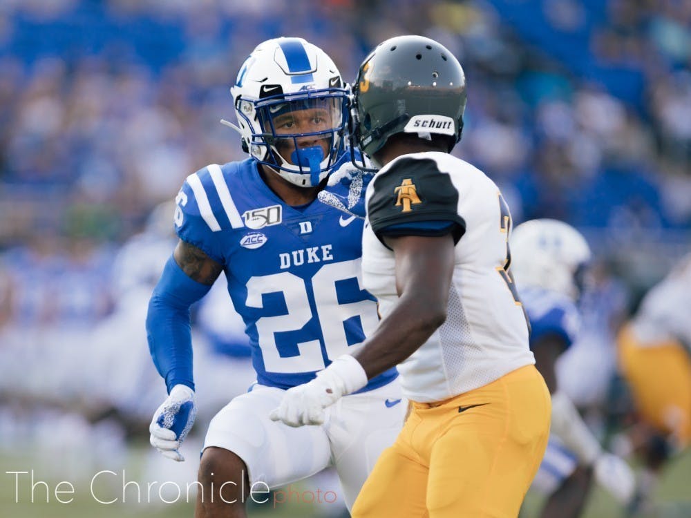 <p>Michael Carter II, the second Blue Devil taken in the draft, could use his considerable speed to contribute to the New York Jets.</p>