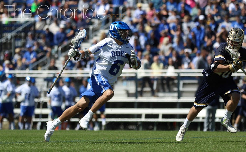 John Prendergast's two third-quarter goals let Duke build a 10-5 advantage and should give the Blue Devils more confidence in their midfielders' ability to score.&nbsp;