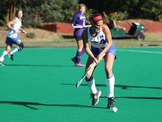 Senior Aileen Johnson and the Blue Devils will meet two in-state rivals this weekend as they get ready for the regular season.