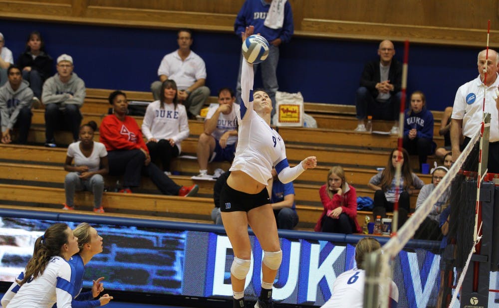 <p>Senior outside hitter Emily Sklar leads a deep and talented Blue Devil front line that hopes to carry the club back to the top of the ACC after a disappointing 2014 season.</p>