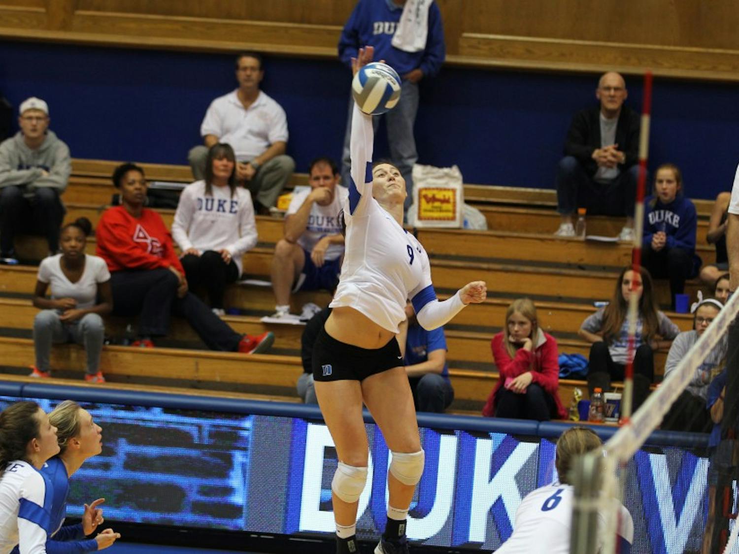 Senior outside hitter Emily Sklar leads a deep and talented Blue Devil front line that hopes to carry the club back to the top of the ACC after a disappointing 2014 season.