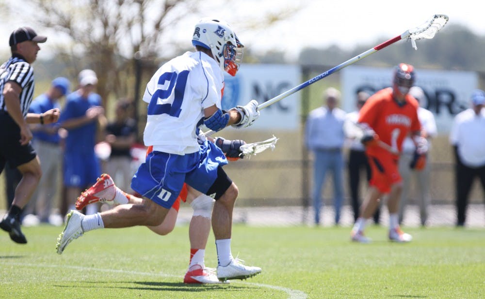 Senior longstick midfielder Brian Dailey picked up nine ground balls as the Duke defense stymied No. 1 Notre Dame to reach Sunday's ACC tournament final.