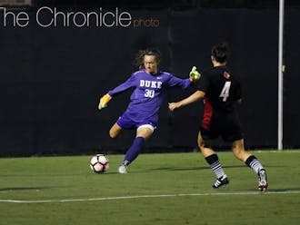 Goalkeeper E.J. Proctor has recorded two straight shutouts for the Blue Devils.&nbsp;