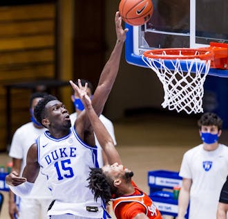 Freshman center Mark Williams has anchored the Blue Devils' defense over the last few weeks.