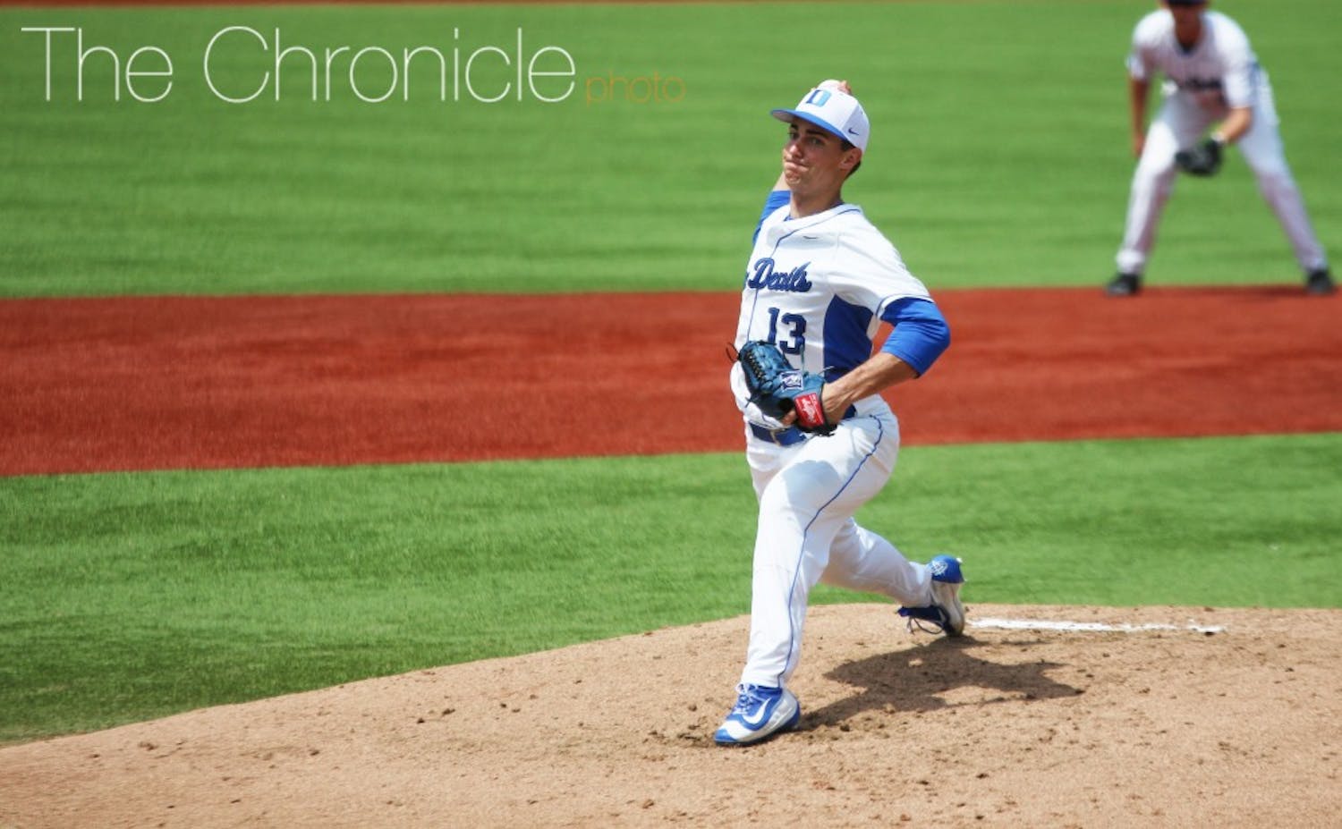 Ryan Day surrendered just two runs in a career-high eight innings Saturday, but the Blue Devil offense did not give him enough support for a win.
