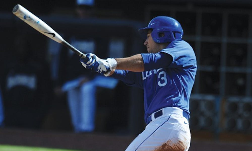 Anthony D’Alessandro tied the game at 3-3 Saturday, then in the seventh inning scored to put Duke up 1.