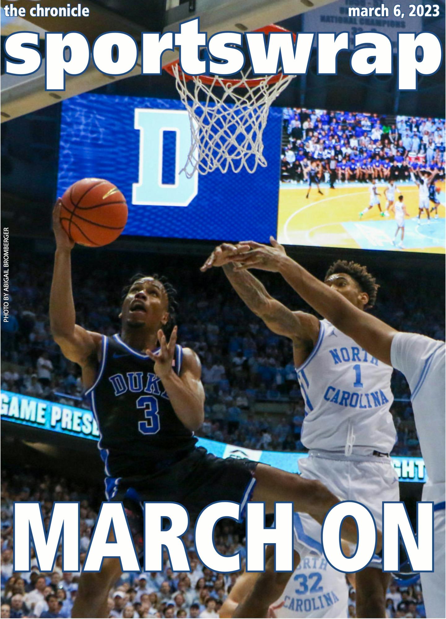 Jeremy Roach puts in a crucial layup in the final minute of Duke's Saturday win at North Carolina.