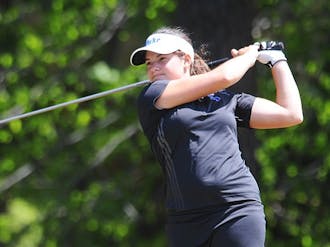 Courtney Ellenbogen fired a career-best 69 Thursday, but Duke failed to crack the top five in the tourney.