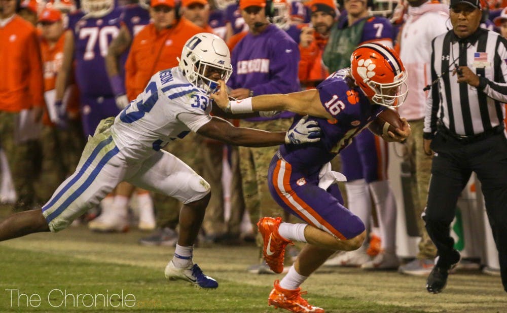 <p>Duke could not stop Clemson in the second half last week.</p>