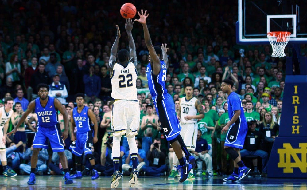 Despite leading down the stretch, the game slipped away from Duke late in the second half as Jerian Grant poured in a game-high 23 points to lead the Fighting Irish.