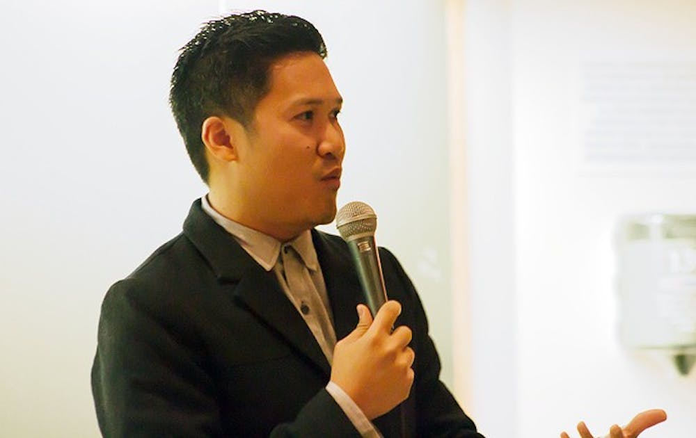 Dante Basco, voice actor for “Avatar: The Last Airbender” and “Jake Long: American Dragon,” speaks about being an Asian-American artist at this year's Triangle-Area Asian Student Conference.