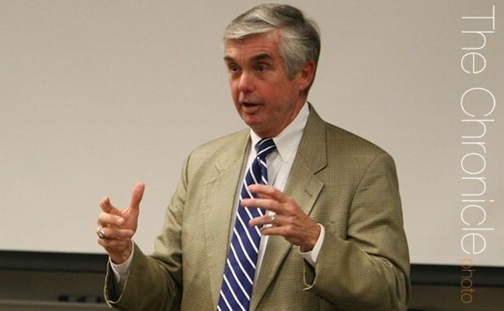 White has served as Duke's athletic director since 2008.