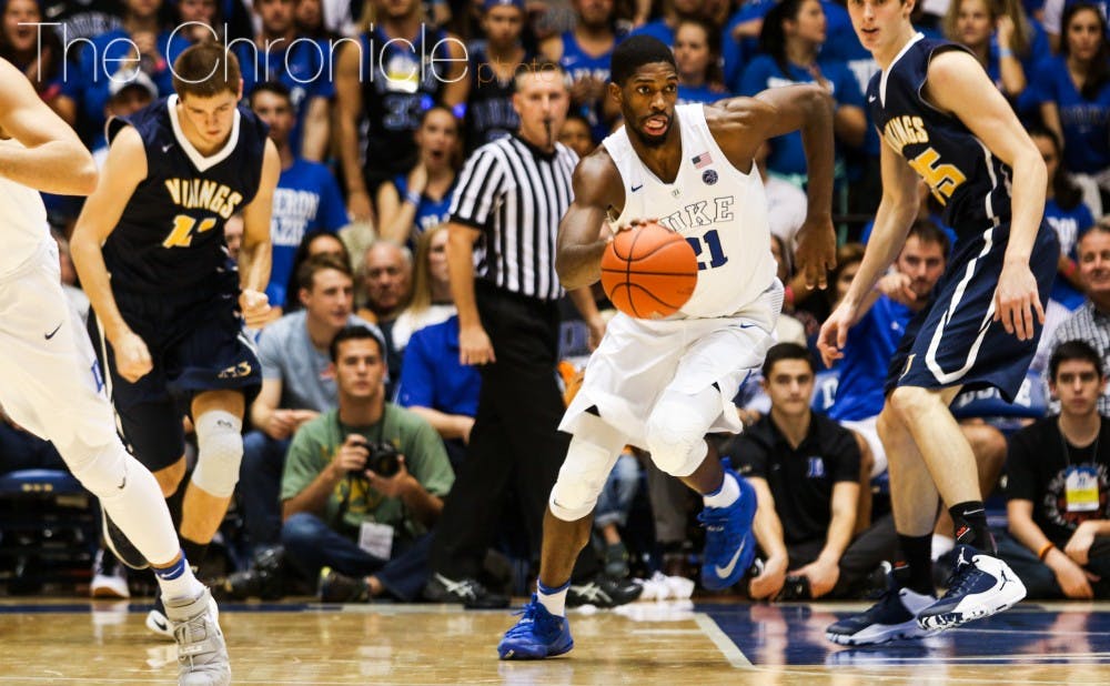 <p>Graduate student Amile Jefferson is expected to handle the ball more in his fifth and final season.&nbsp;</p>