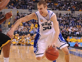 Senior Jon Scheyer and the Blue Devils dominated the Mountaineer backcourt and will need a similar effort against Butler’s staunch perimeter defense.