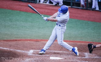 Chris Crabtree's strong hitting helped keep the Blue Devils afloat against Virginia.