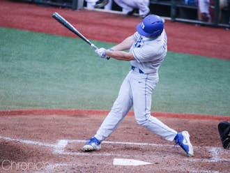 Chris Crabtree's strong hitting helped keep the Blue Devils afloat against Virginia.