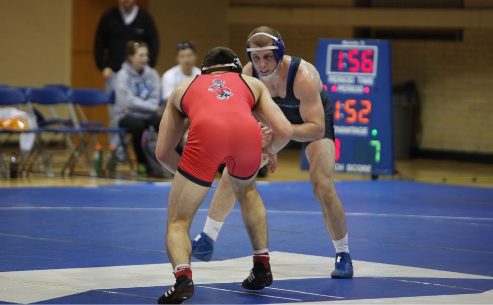 Redshirt junior Trey Adamson was one of three Blue Devils to take home a trophy from the Appalachian Open.