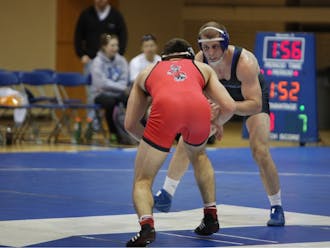 Redshirt junior Trey Adamson was one of three Blue Devils to take home a trophy from the Appalachian Open.