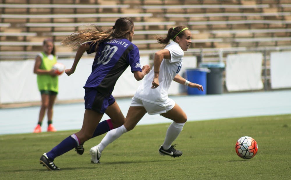 <p>After injuries kept her sidelined the past two years, midfielder Cassie Pecht notched her first goal of 2015 in Sunday’s 4-0 win against Weber State.</p>