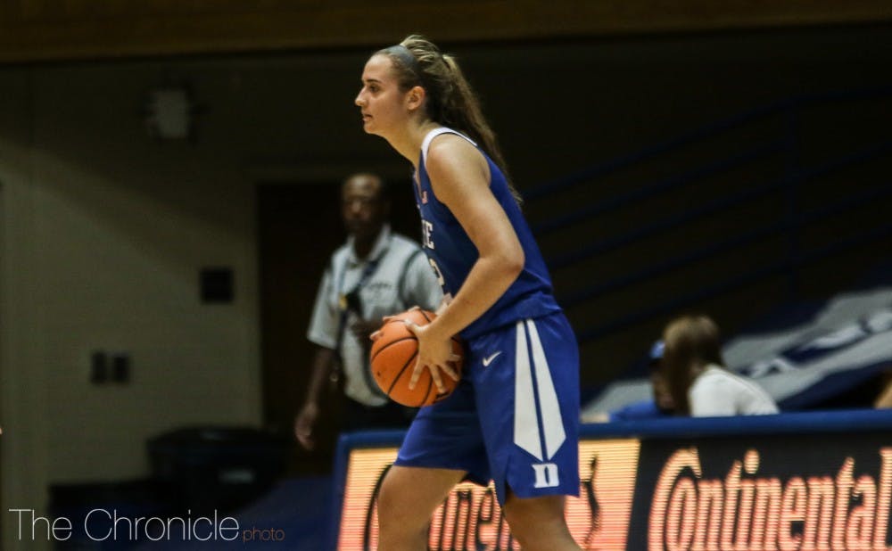 <p>Haley Gorecki will look to re-establish herself as a 3-point threat this season.</p>
