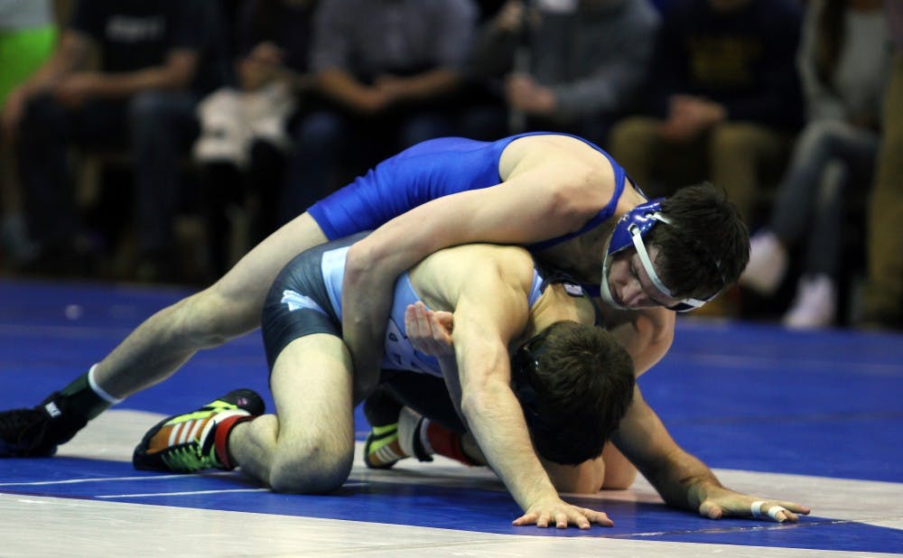 <p>The Blue Devils posted four top-three finishes Sunday at the near-by Wolfpack Open in their last competition before the end of the semester.</p>