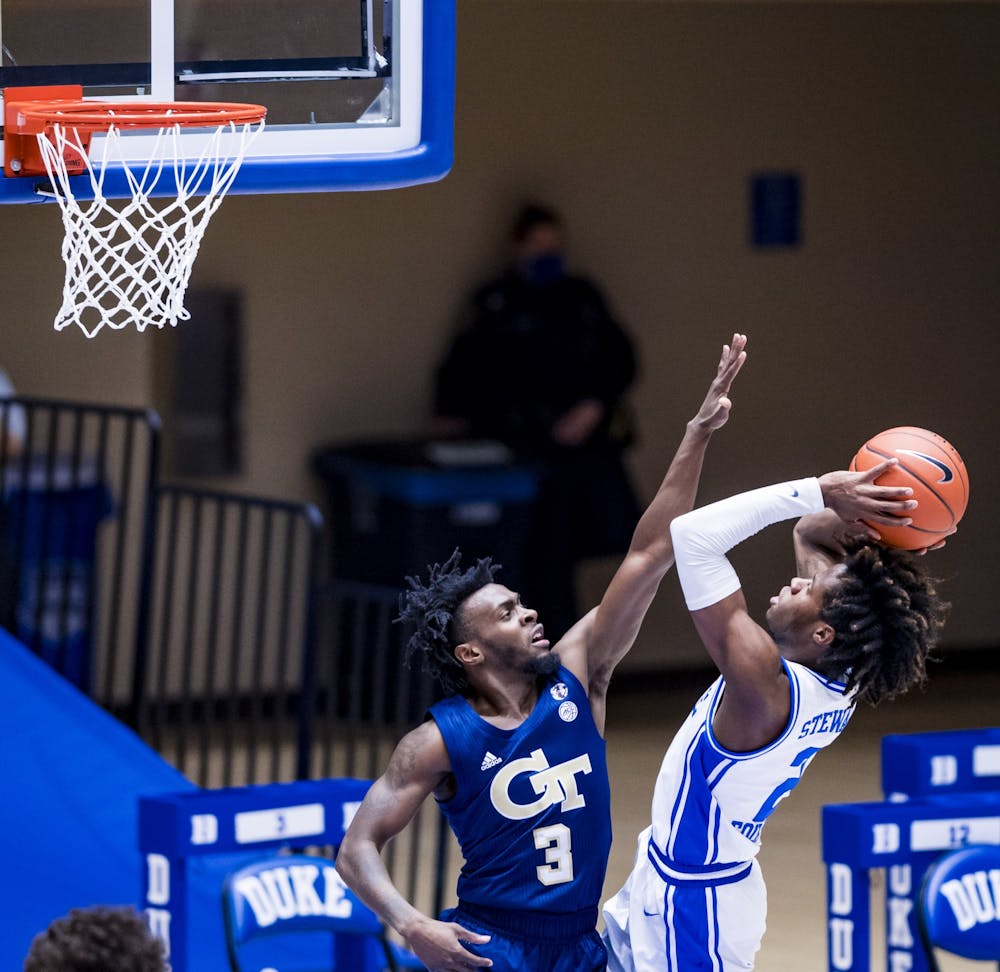 Even a strong showing from DJ Steward couldn't lead the Blue Devils to victory.