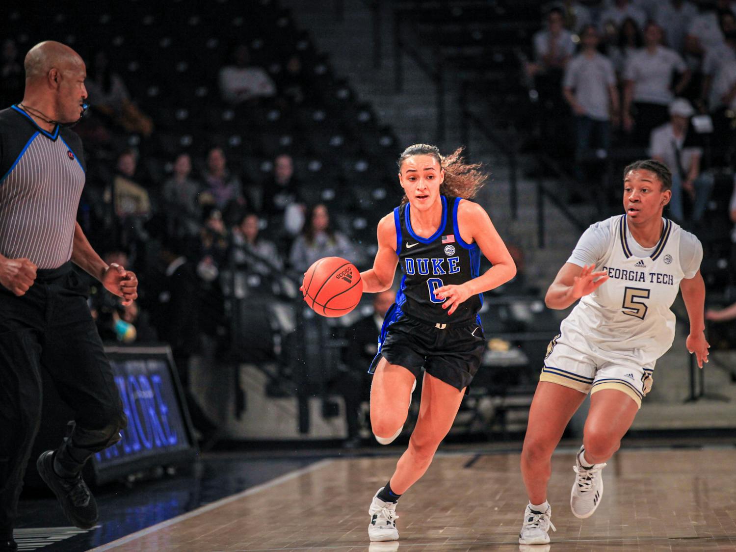 Against Georgia Tech, Duke women's basketball's Celeste Taylor extended her double-digit scoring streak to seven games. 