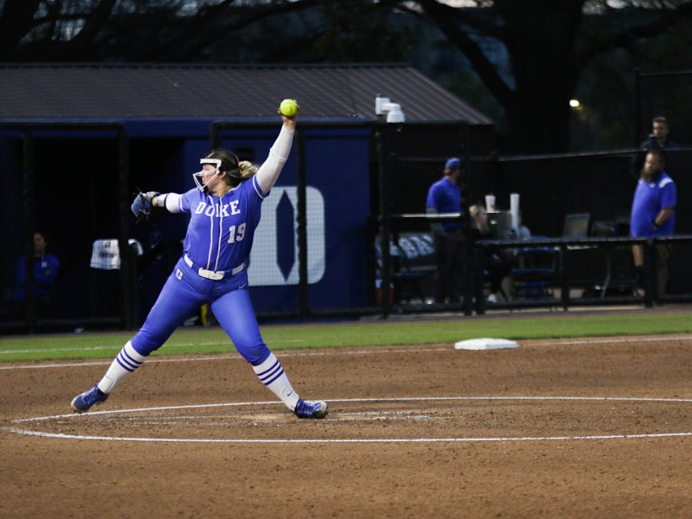 Pitcher Cassidy Curd came on in relief against Georgia Tech.