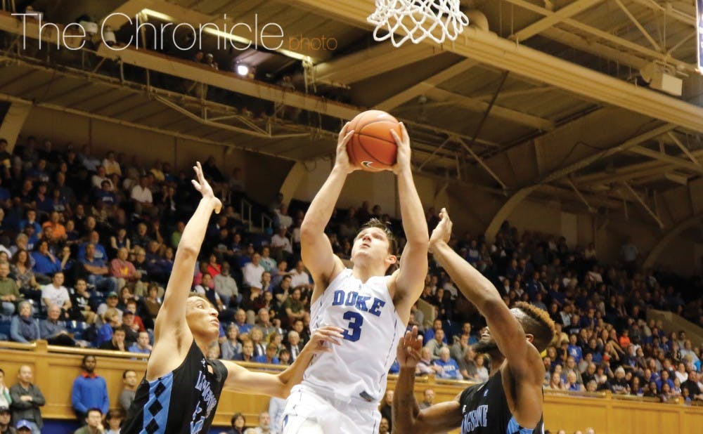 Grayson Allen and Duke take the first steps on the road to a repeat with two games this weekend.